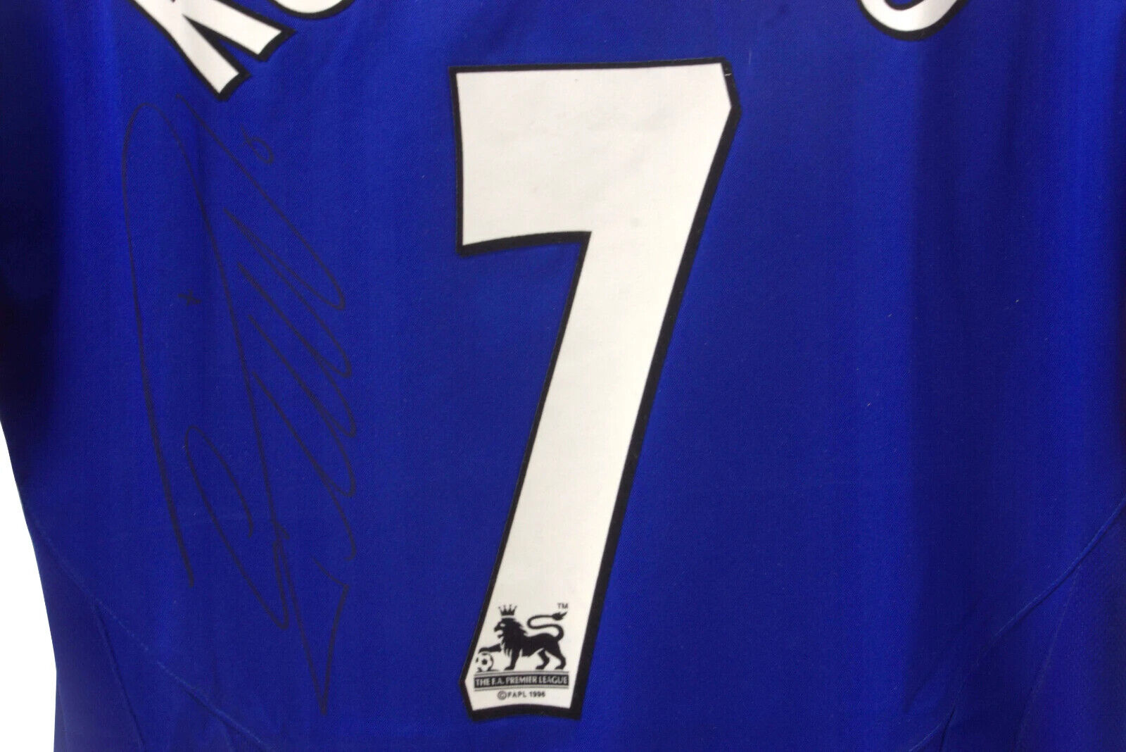 Cristiano Ronaldo Signed Manchester Utd Away Soccer Jersey #7 with Beckett LOA